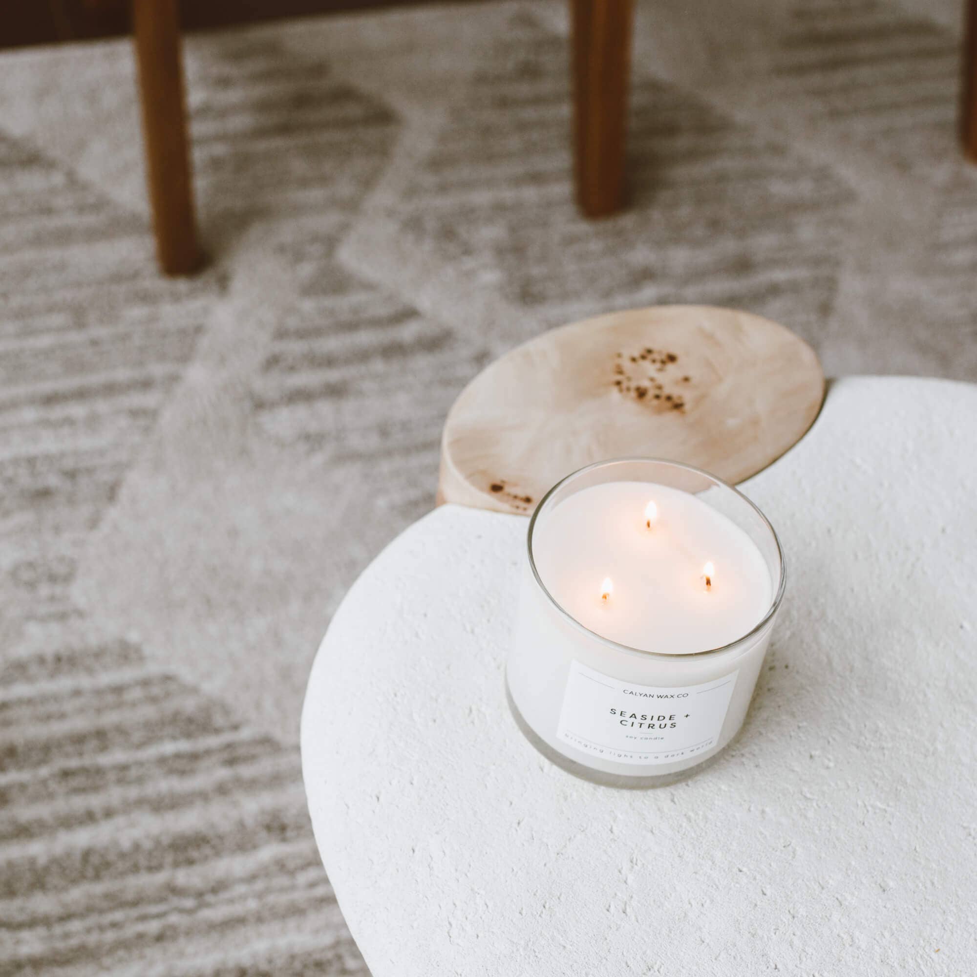 Seaside + Citrus 3-Wick Soy Candle