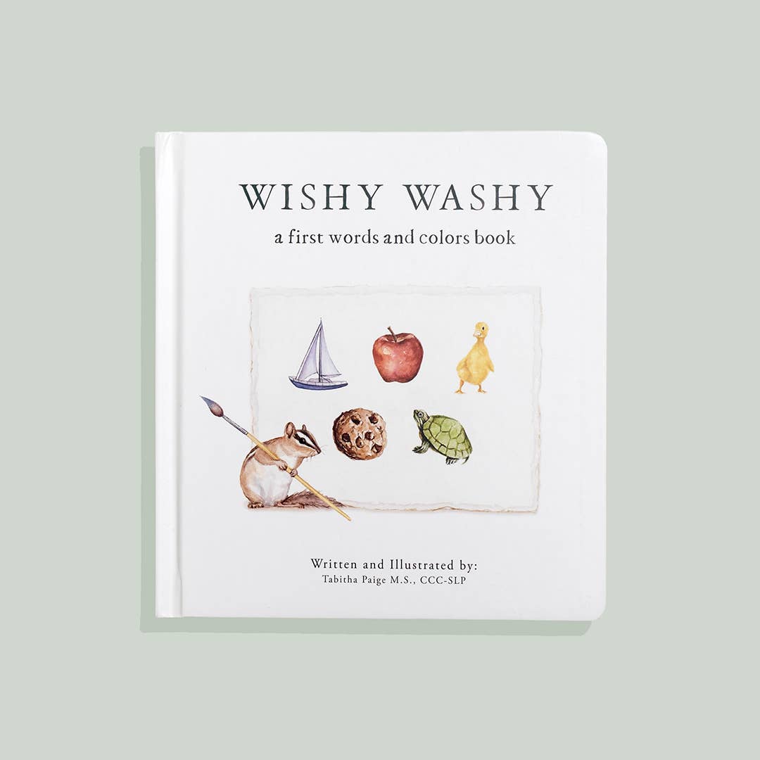 Wishy Washy: First Words and Colors Board Book