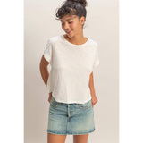 Luna Open Back Tee