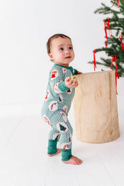 Christmas Classic Stripe Convertible Footies