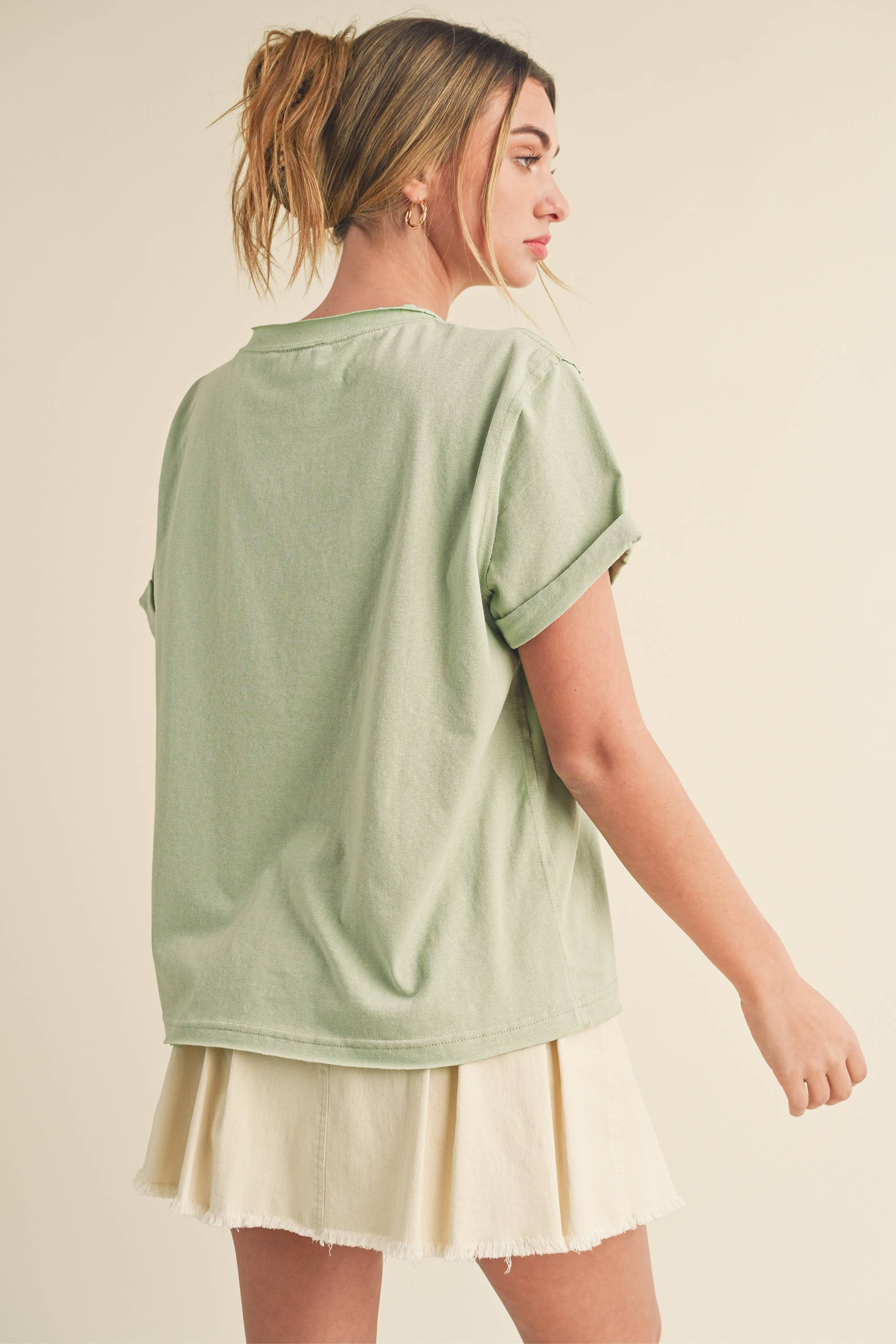 8314DN Mali Baby Tee Short Sleeve Top
