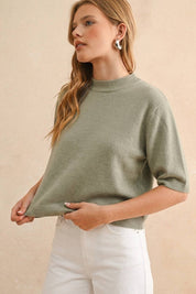 Stella Short Sleeve Sweater Top