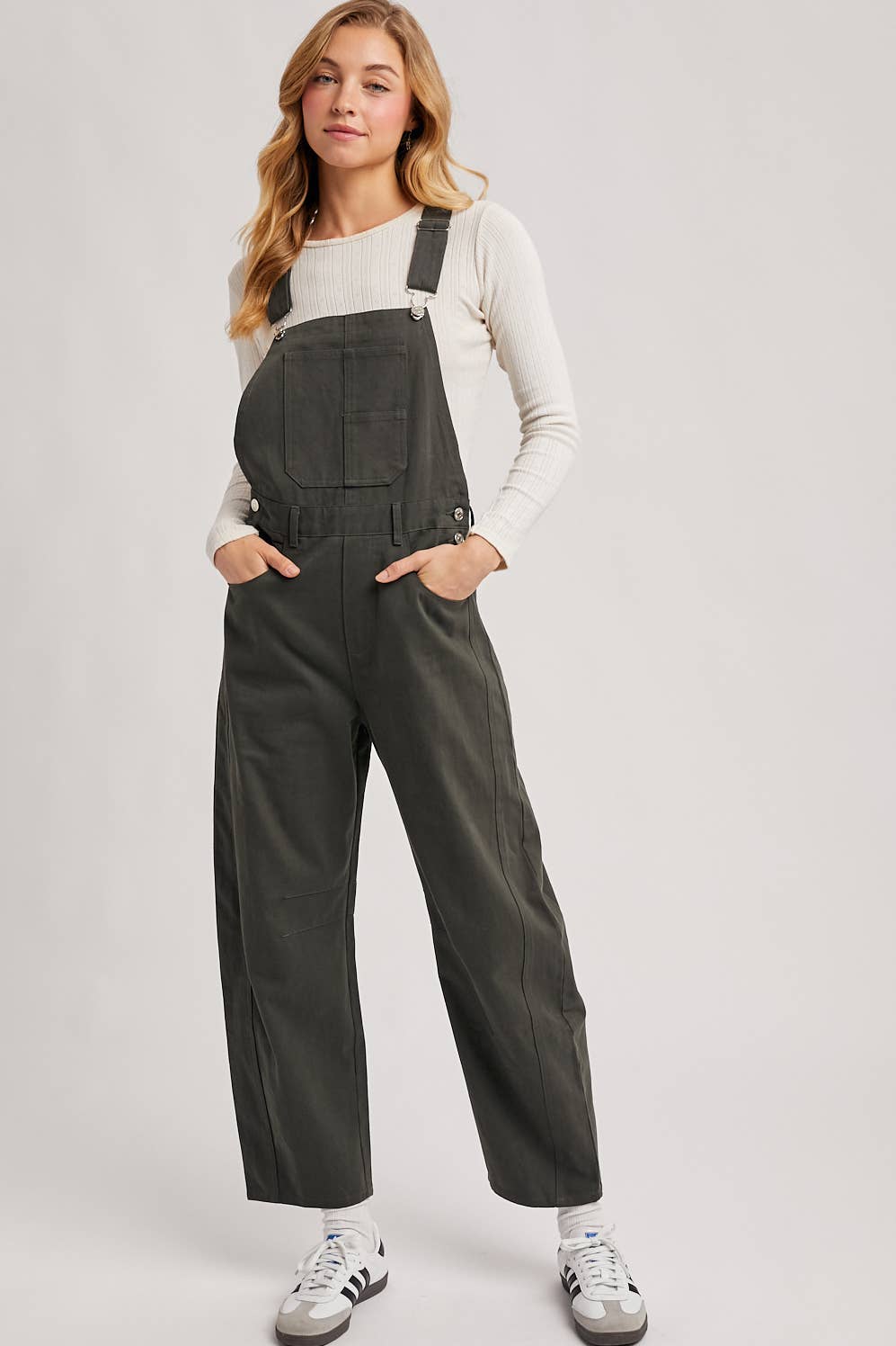 BARREL OVERALLS JUMPSUIT