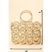 Boho Multi Circle Summer Beach Bag