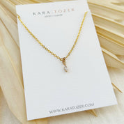 Dainty Marquise Crystal Necklace