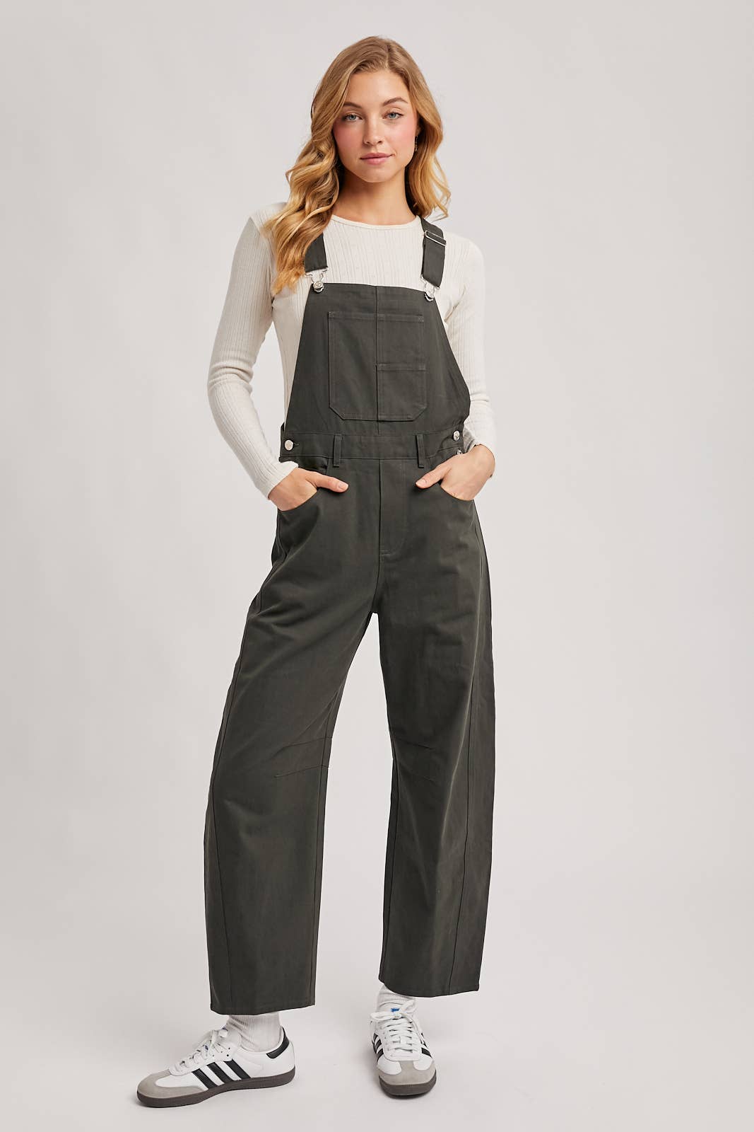 BARREL OVERALLS JUMPSUIT
