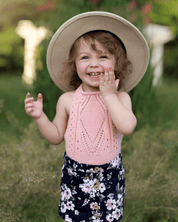 Drake Halter Romper - Candy Pink