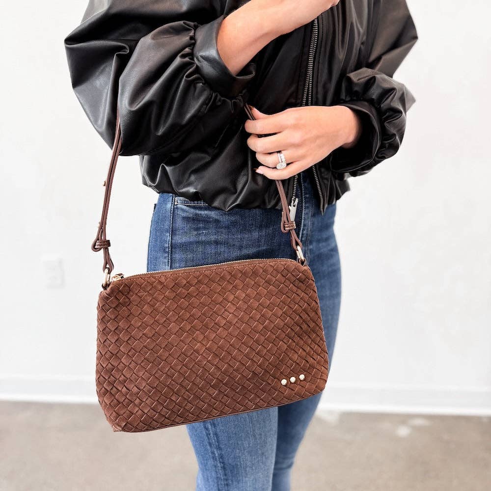 Suede Harper  Bag