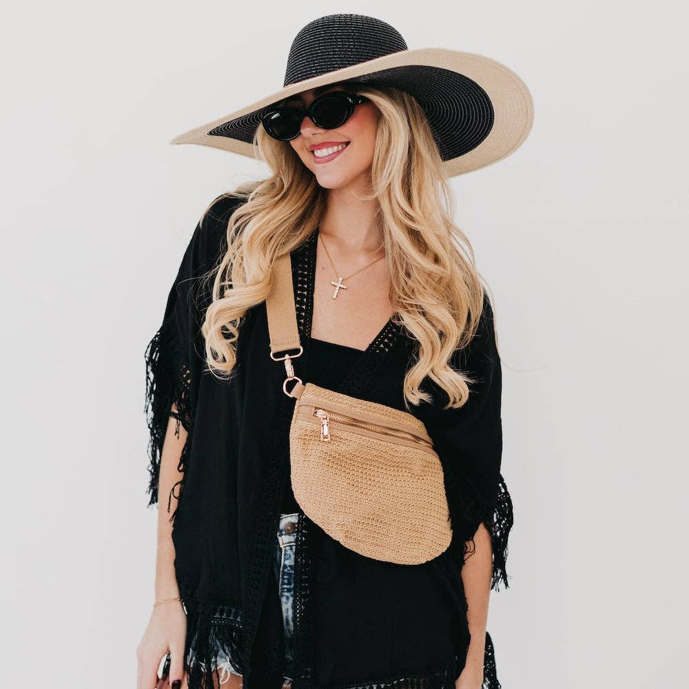 Rachel Raffia Westlyn Bum Bag