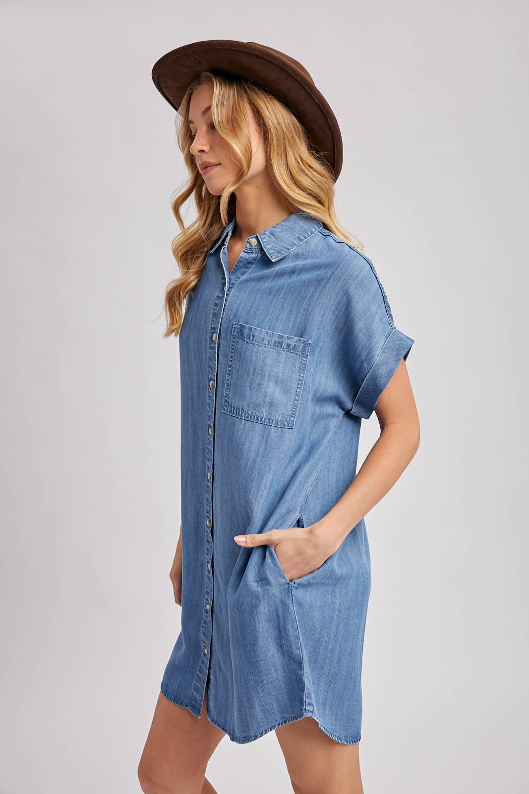 Collins Denim Shirt Dress
