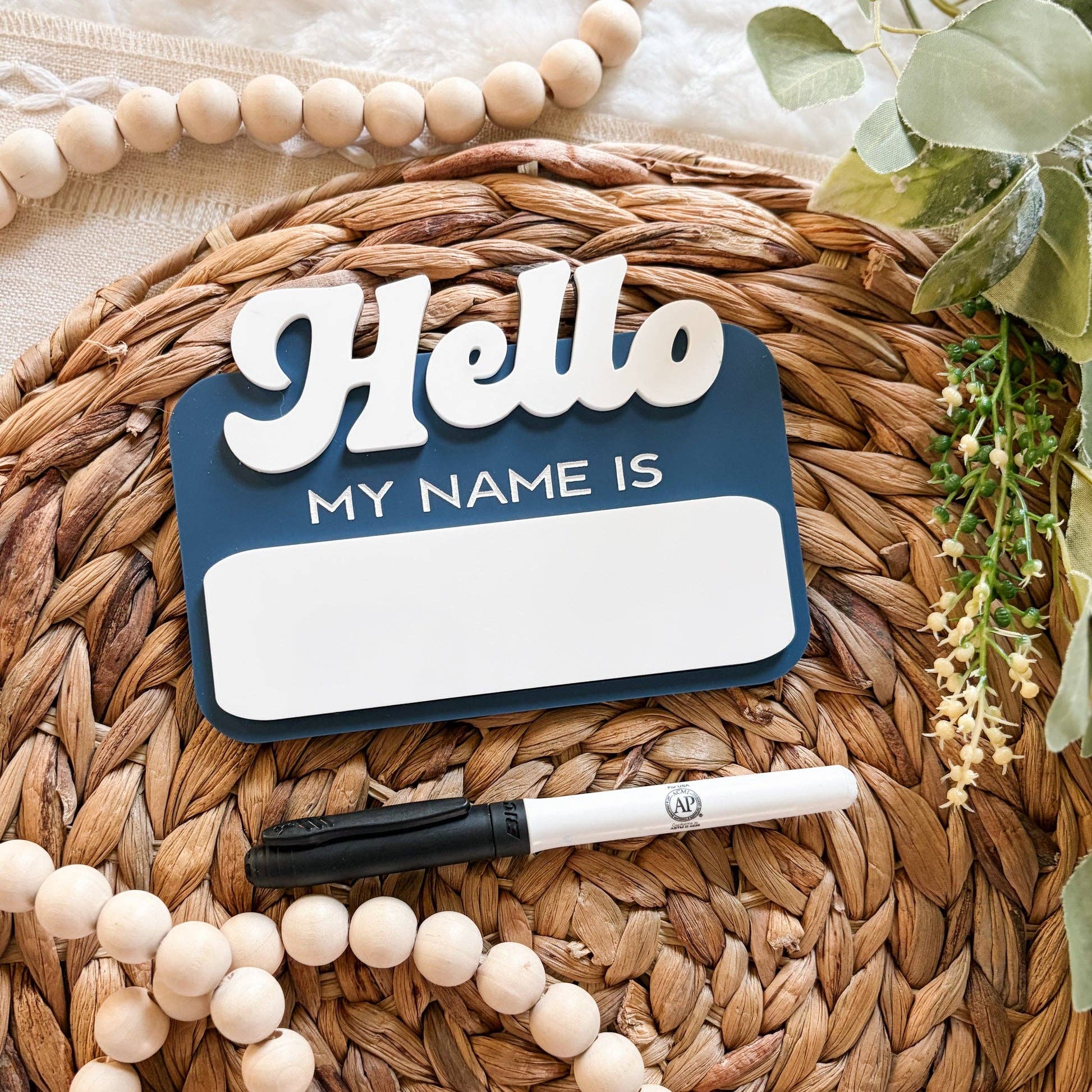 Hello My Name Is Dry Erase