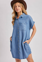 Collins Denim Shirt Dress