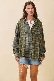 Kambrie Plaid Flannel Shirt