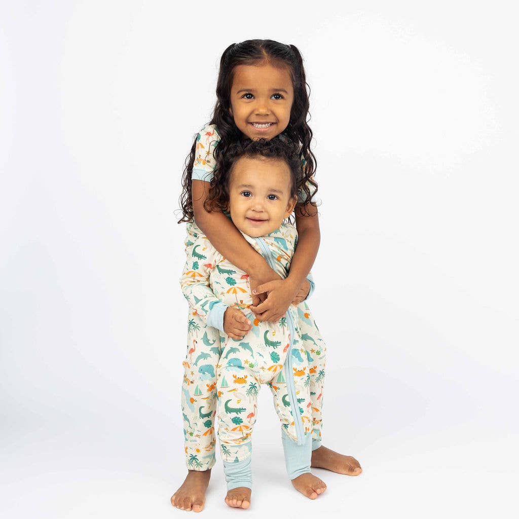 Explore Florida Souvenir Bamboo Kids Pajamas Toddler Set