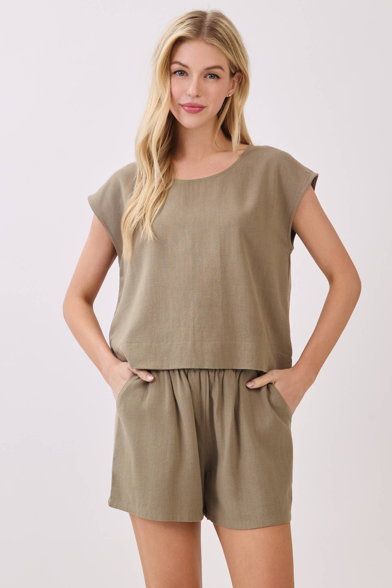 Verona Ruffle Waist Shorts