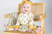 Marigold Block Print Zip Pajamas