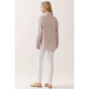 Livia Striped Button-Down Shirt