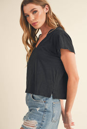 Tilly V-Neck Top