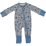 Bluebell Pointelle Bamboo Zipper