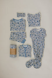 Bluebell Pointelle Bamboo Zipper