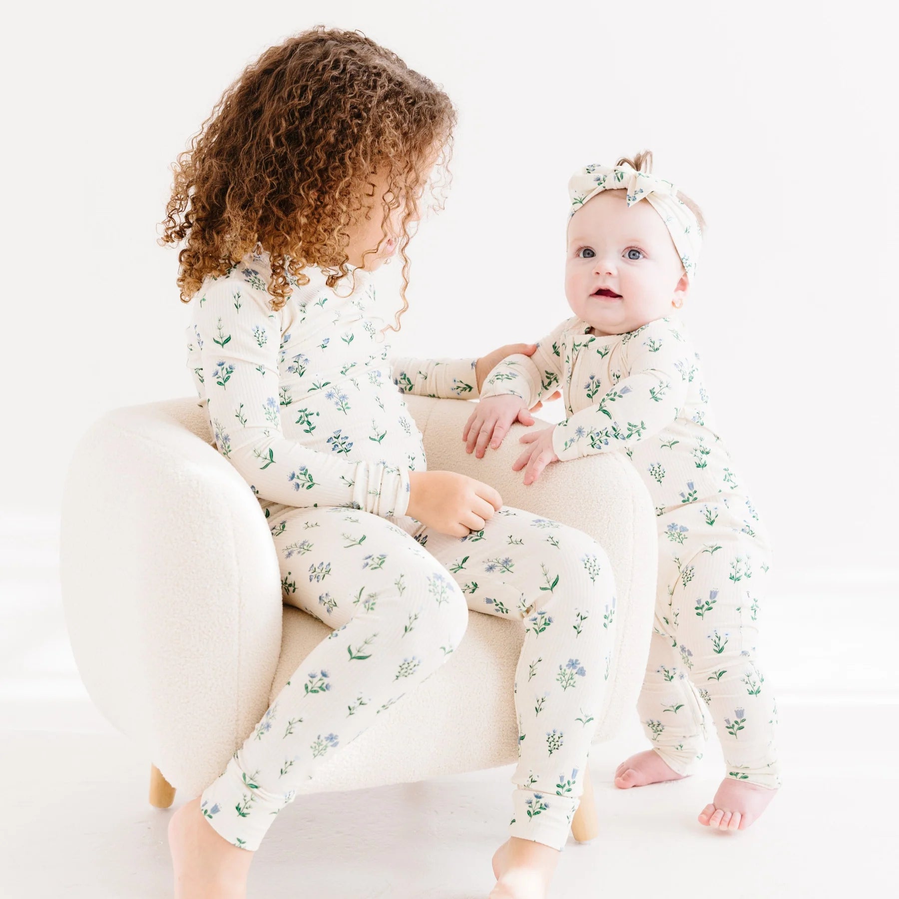 Morning Meadow Ribbed 2-Pc Zip