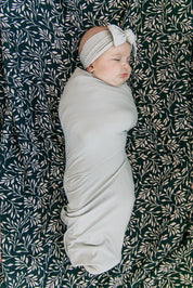 Stone Bamboo Hat OR Head Wrap Set