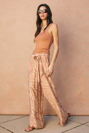 Wild Tides Looped Belt Pants