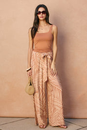 Wild Tides Looped Belt Pants