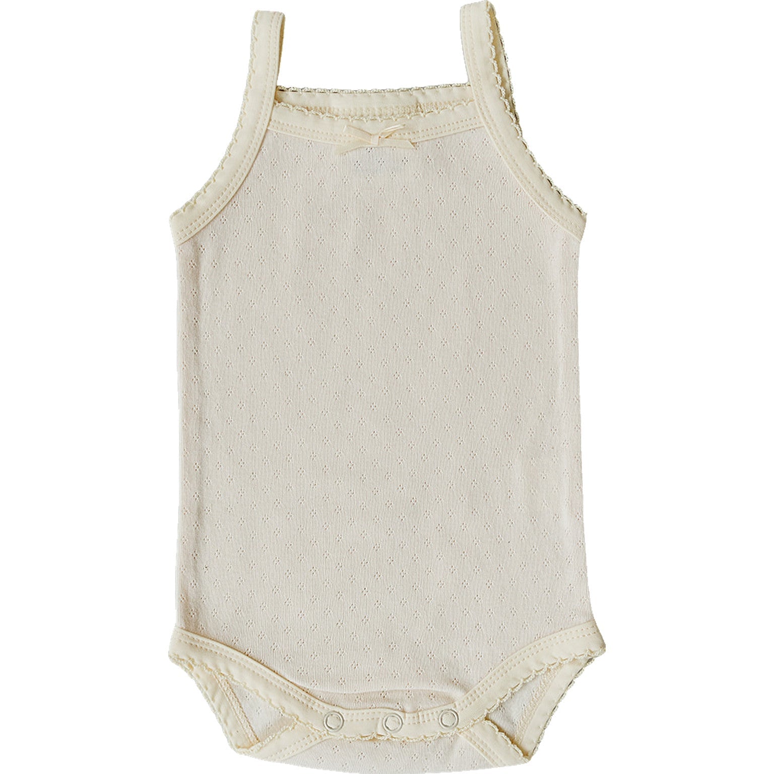 Yellow Pointelle Tank Bodysuit