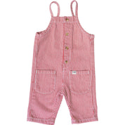 Red Stripe Overalls