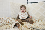 Autumn Bloom Classic Muslin Bib