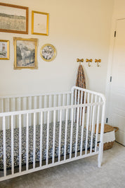 Liberty Floral Muslin Crib Sheet