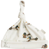 Ducks Ribbed Bamboo Newborn Knot Hat