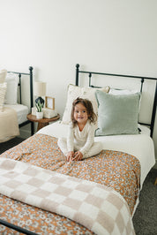Magnolia Floral Twin Muslin Quilt