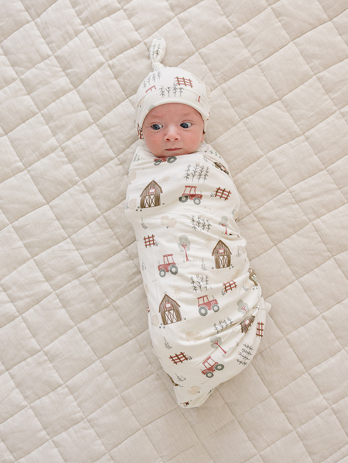 Farmhouse Bamboo Stretch Swaddle