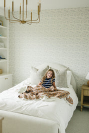 Magnolia Floral Twin Muslin Quilt