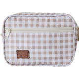 Tan Gingham Mini Fanny Pack