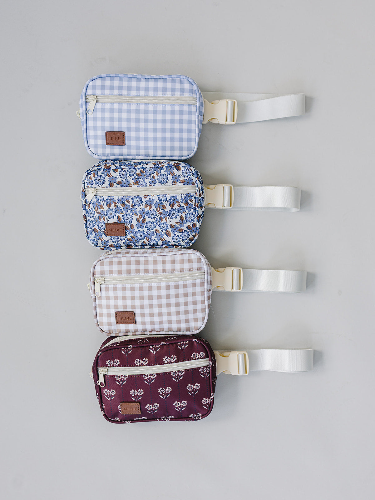 Blue Gingham Mini Fanny Pack