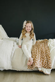 Cream Ribbed Bamboo Cozy Set