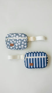 Green Floral Mini Fanny Pack