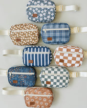 Navy Stripe Mini Fanny Pack