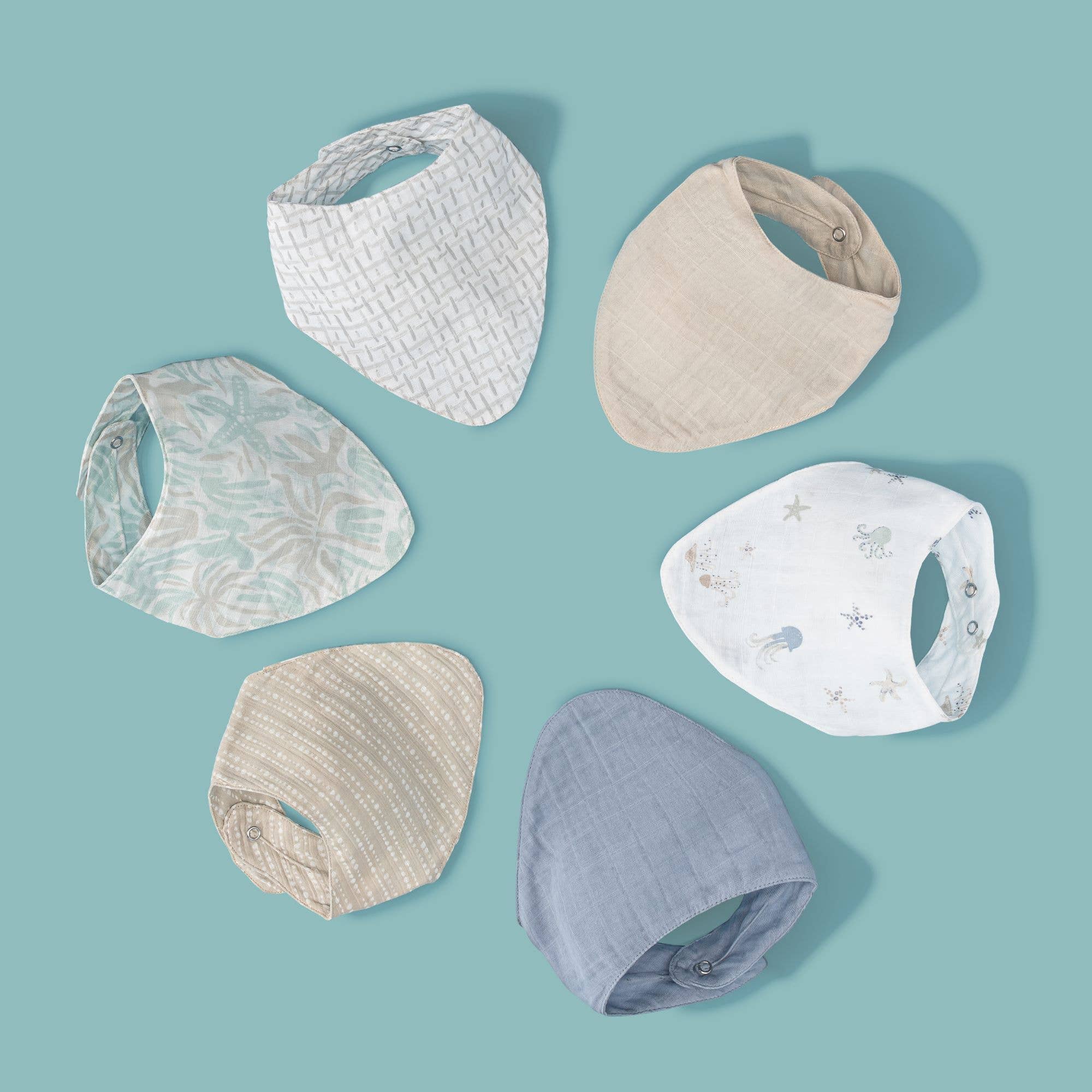 Cove 3-pc. Muslin Bib Set