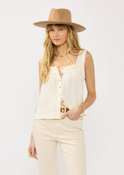 Ela Lace Trim Tank