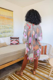 Bestseller Floral Motif Combo Kimono Cardigan 🌸