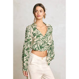 Sweet Summer Wrap Collared Shirt