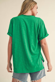 Zoie V-Neck Short Sleeve Top