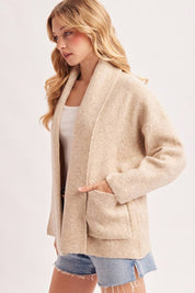 Greta Oversized Shawl Collar Cardigan