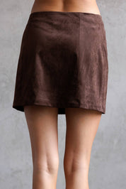 Mara Faux Suede Mini Skirt