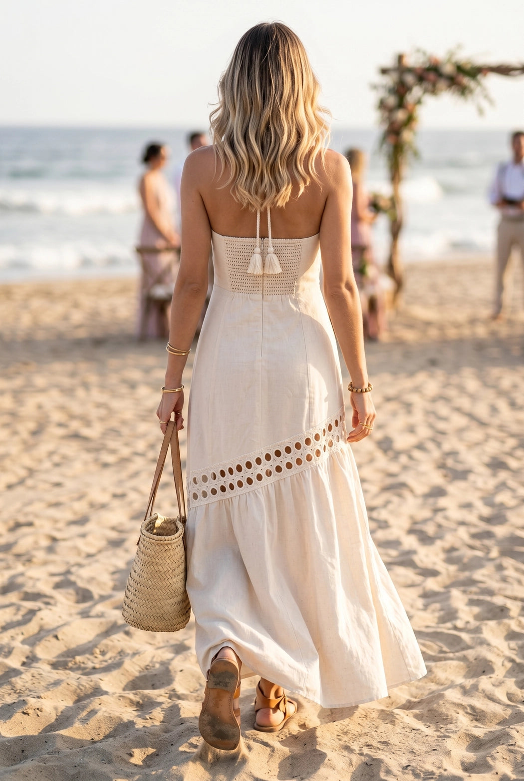 Amalfi Cutwork Maxi Dress