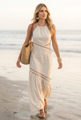 Amalfi Cutwork Maxi Dress